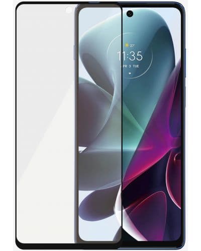 Стъклен протектор PanzerGlass - 6563, Moto G200 5G, черен