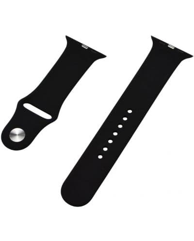 Силиконова каишка Xmart - Apple Watch Band, 22 mm, черна
