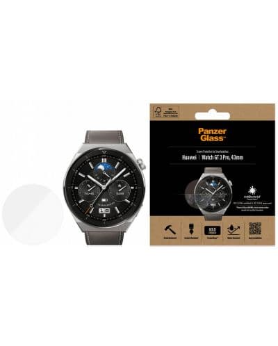 Стъклен протектор PanzerGlass - Huawei Watch GT3 Pro, 43 mm