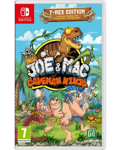 New Joe & Mac: Caveman Ninja - T-Rex Edition (Nintendo Switch)