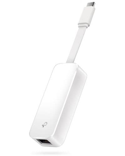 Мрежови адаптер TP-Link - UE300C, USB-C/RJ45, бял