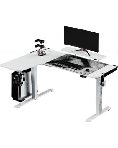 Гейминг бюро Ultradesk - Winger, бяло