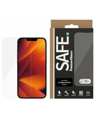 Стъклен протектор Safe - UWF, iPhone14/13/13 Pro