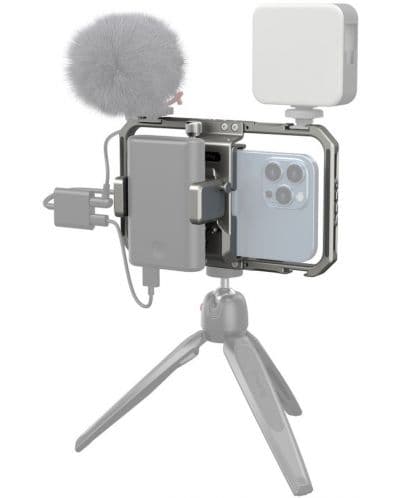 Клетка SmallRig - за iPhone, универсална, сребриста