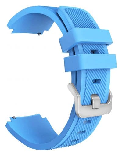 Каишка Trender - TR-SL22GB Silicone, 22 mm, Groove Blue