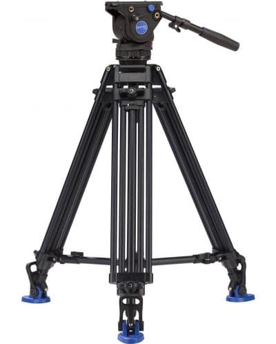 Видео статив Benro - A673TMM Dual Stage AL + BV4 Pro Kit, 80.5-160 cm, черен