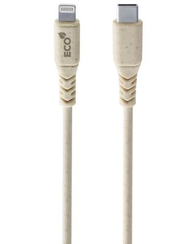 Кабел Become - Eco, USB-A/Lightning, 1.2 m, бял