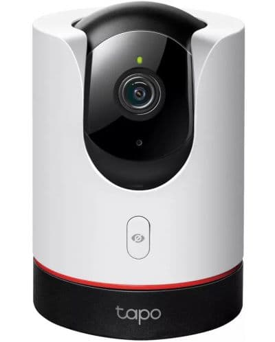 Смарт камера TP-Link - Tapo C225 Pan/Tilt с AI, 360°, бяла/черна