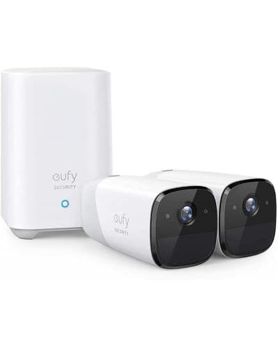 Смарт камера Eufy - EufyCam 2 Pro, 140°, 2 бр., бели