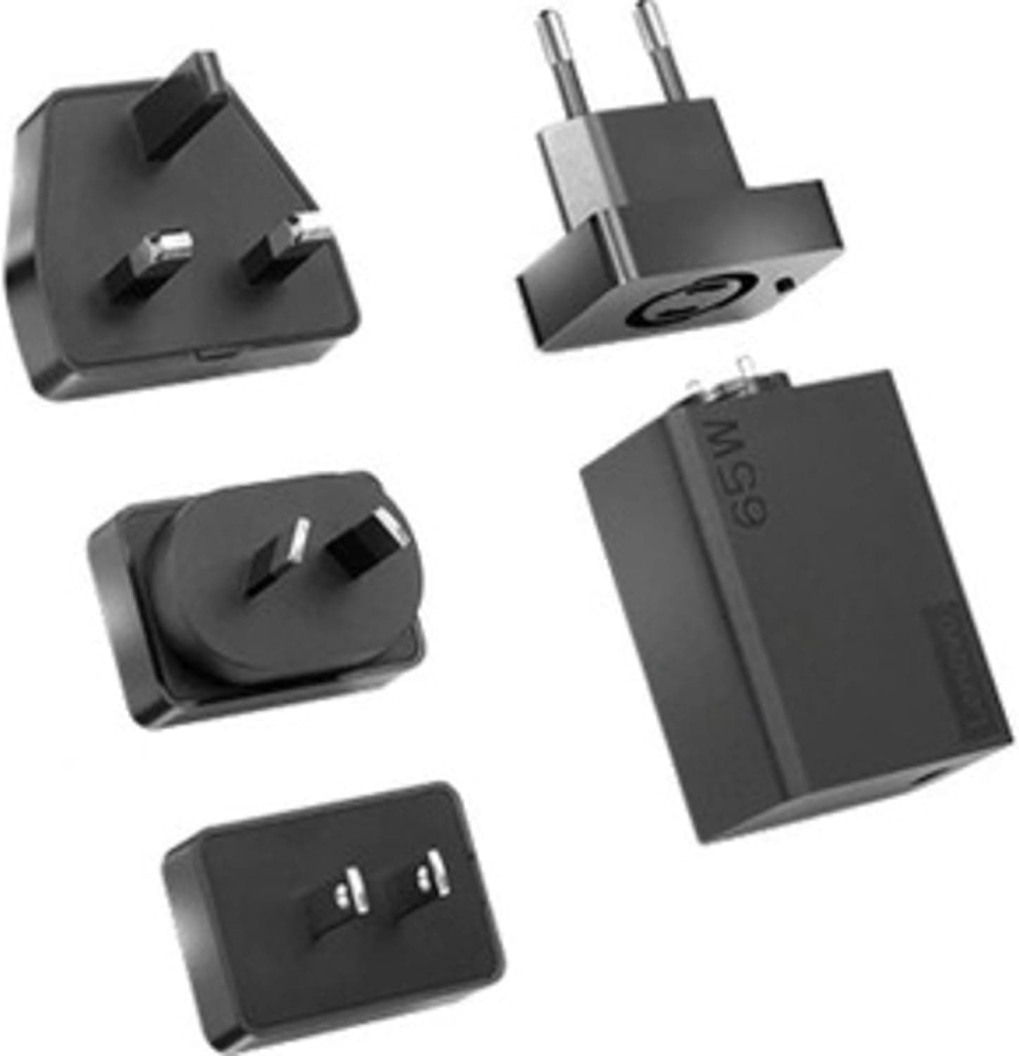 LENOVO 65W USB-C AC Travel Adapter 4 interchangeable plugs US EU AU UK