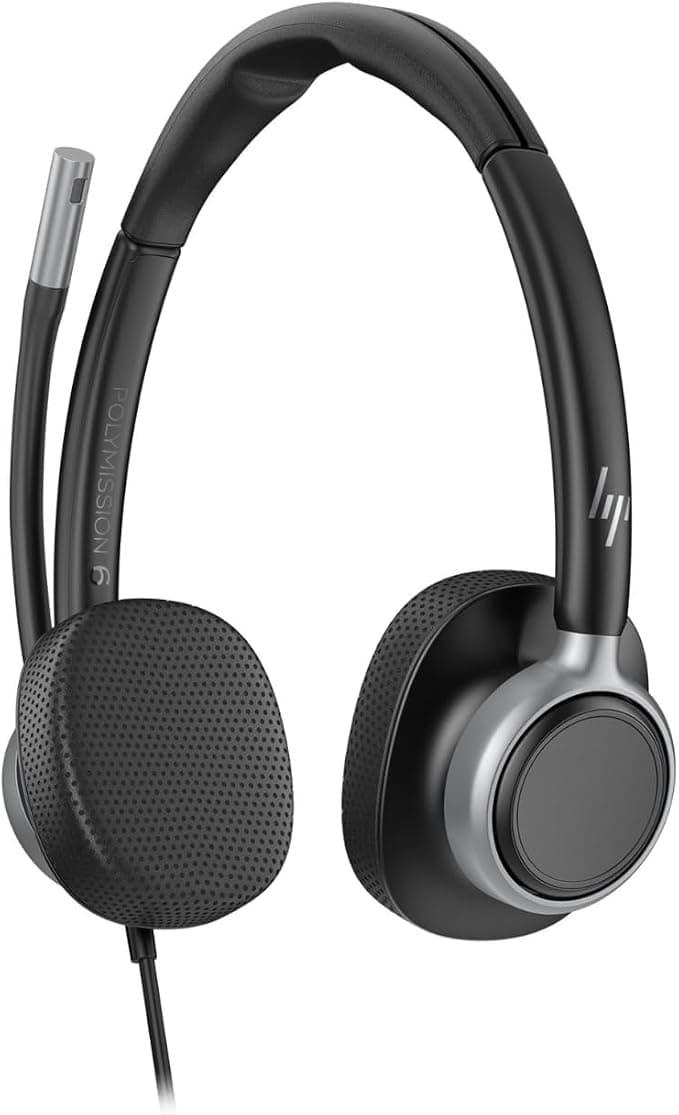 HP Poly Mission 625 Stereo USB Wired Headset WW