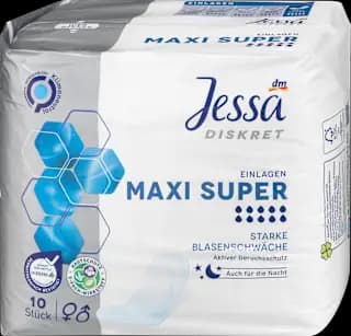 Подложки за инконтиненция Maxi Super, 10 бр.