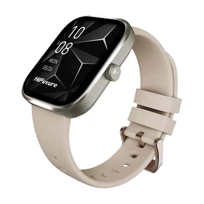 HiFuture Lume Pro Titanium, 1.85 " AMOLED, Always on Display, Powered by Dual Core, Aerospace-Grade Ultra Light Aluminum Frame, Bluetooth Call, 3D User Interface, 1ATM Waterproof, 24/7 True Heart Rate & Blood Oxygen Sensor, 100+ Sports Mode, Up to 7 days
