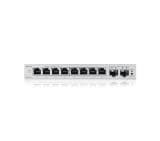 ZyXEL GS1200-10 v3, 8 Port Gigabit, 2 x SFP webmanaged Desktop Switch