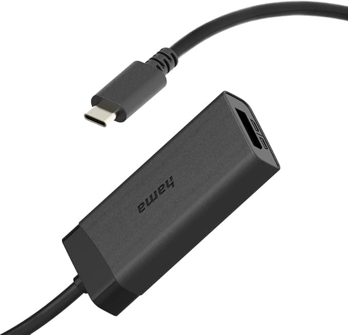 HAMA Видео адаптер, USB-C - DisplayPort / HDMI, Ultra-HD 4K@60hz