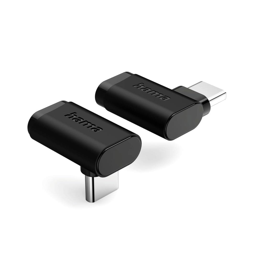 HAMA Адаптер 90C USB-C, USB 3.2 Gen2, 10 Gbit/s, 5 A, 240 W, комплект от 2