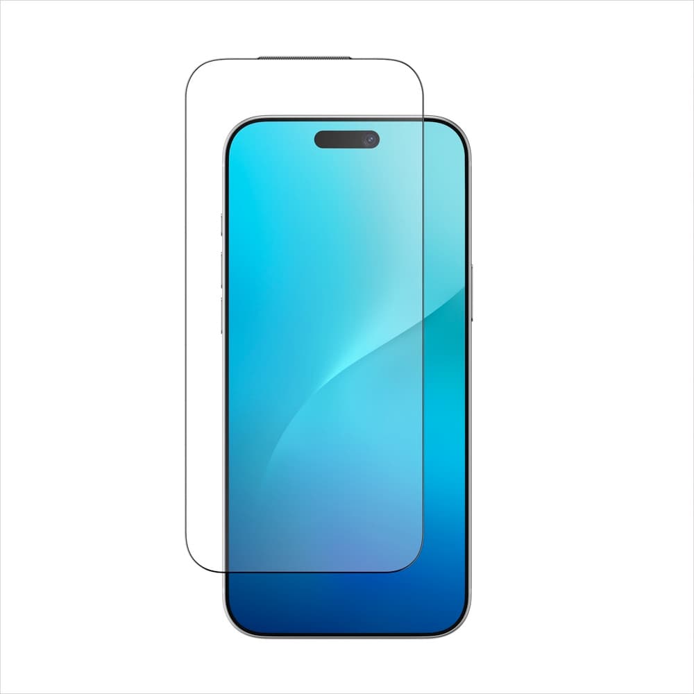 Калено стъклено защитно покритие за целия дисплей на iPhone 17 Pro - AmazingThing Titan Filter 7 Full Cover Glass (прозрачен-черен)