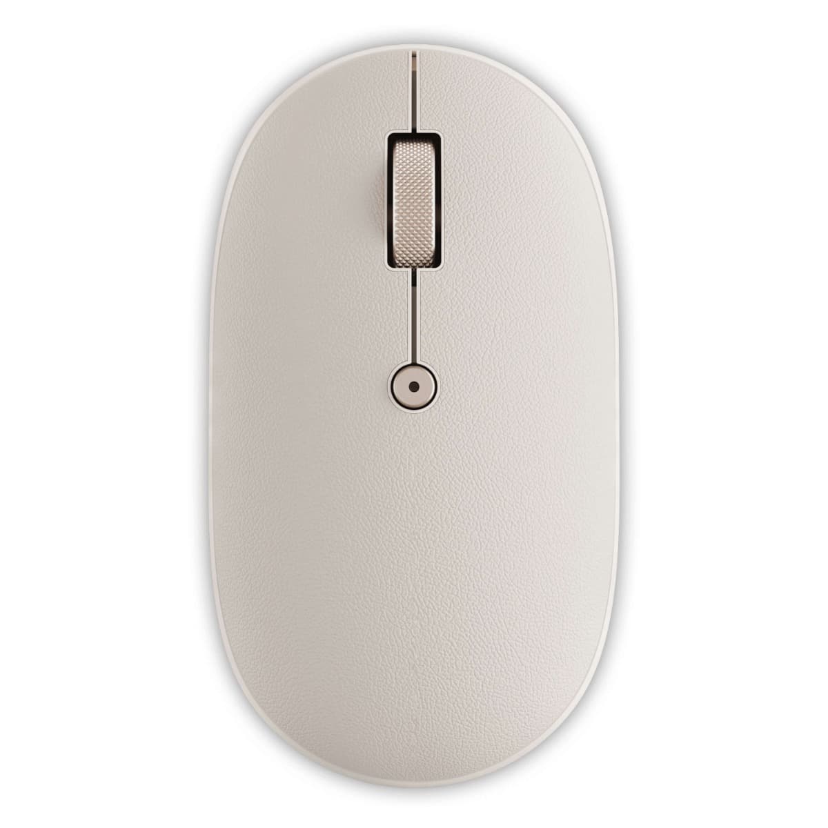 Безжична блутут мишка за PC и Mac - Satechi OntheGo Bluetooth Mouse (бежов)