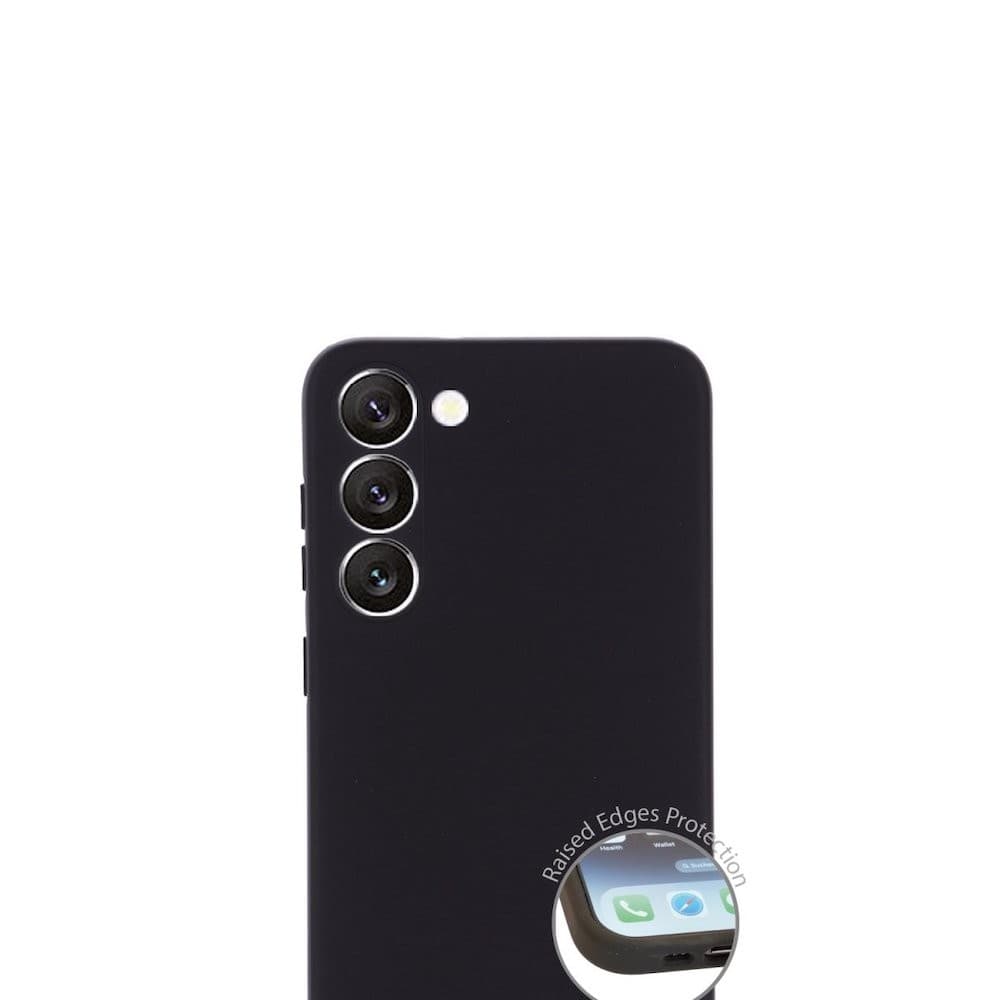 Тънък силиконов (TPU) калъф за Samsung Galaxy A37 5G - 4smarts Cupertino Silicone Case (черен)