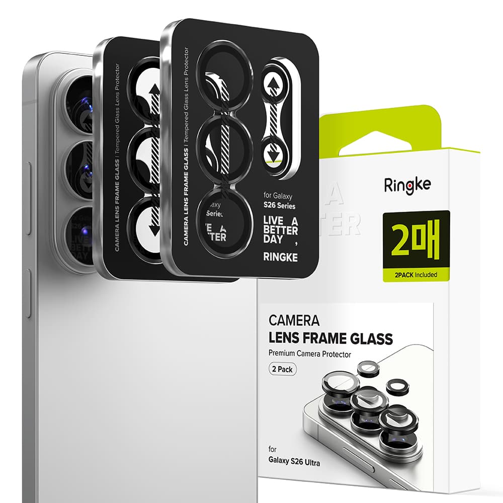 Предпазни лещи за камерата на Samsung Galaxy S26 Ultra - Ringke Camera Lens Frame Glass (2 pack)