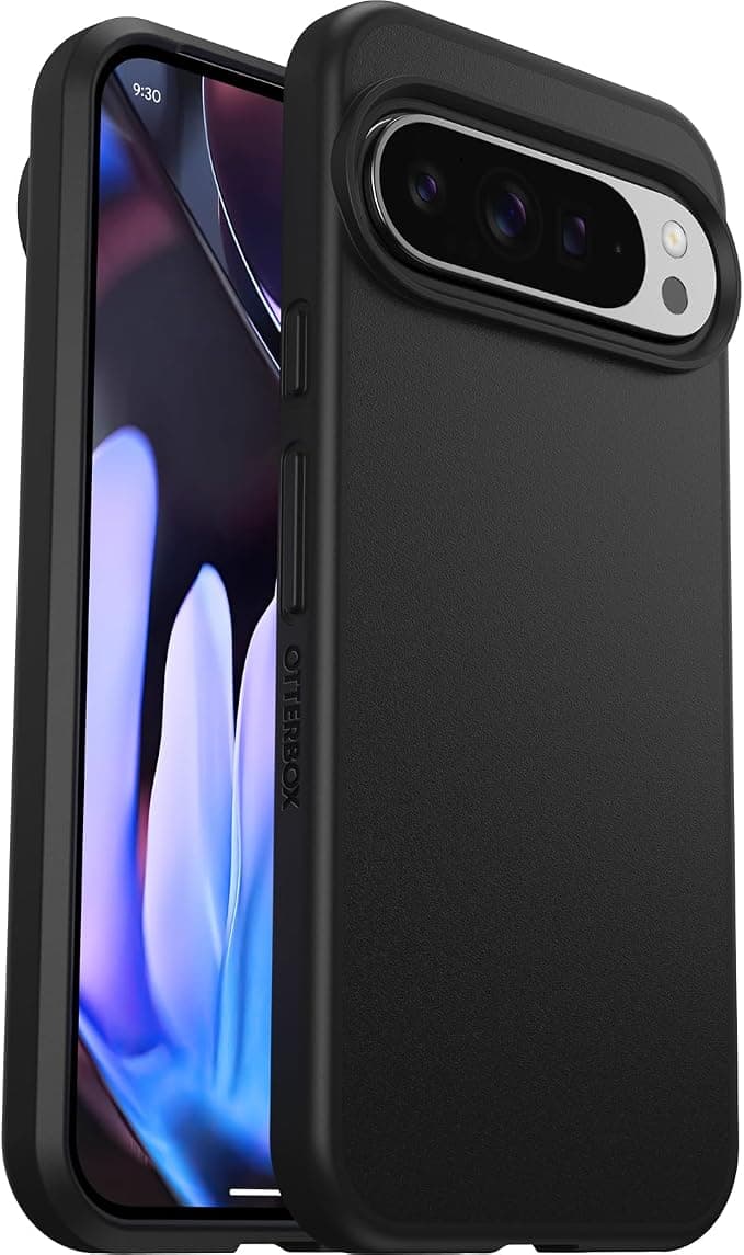 Хибриден удароустойчив кейс за Google Pixel 9 Pro XL - Otterbox React Case (черен)