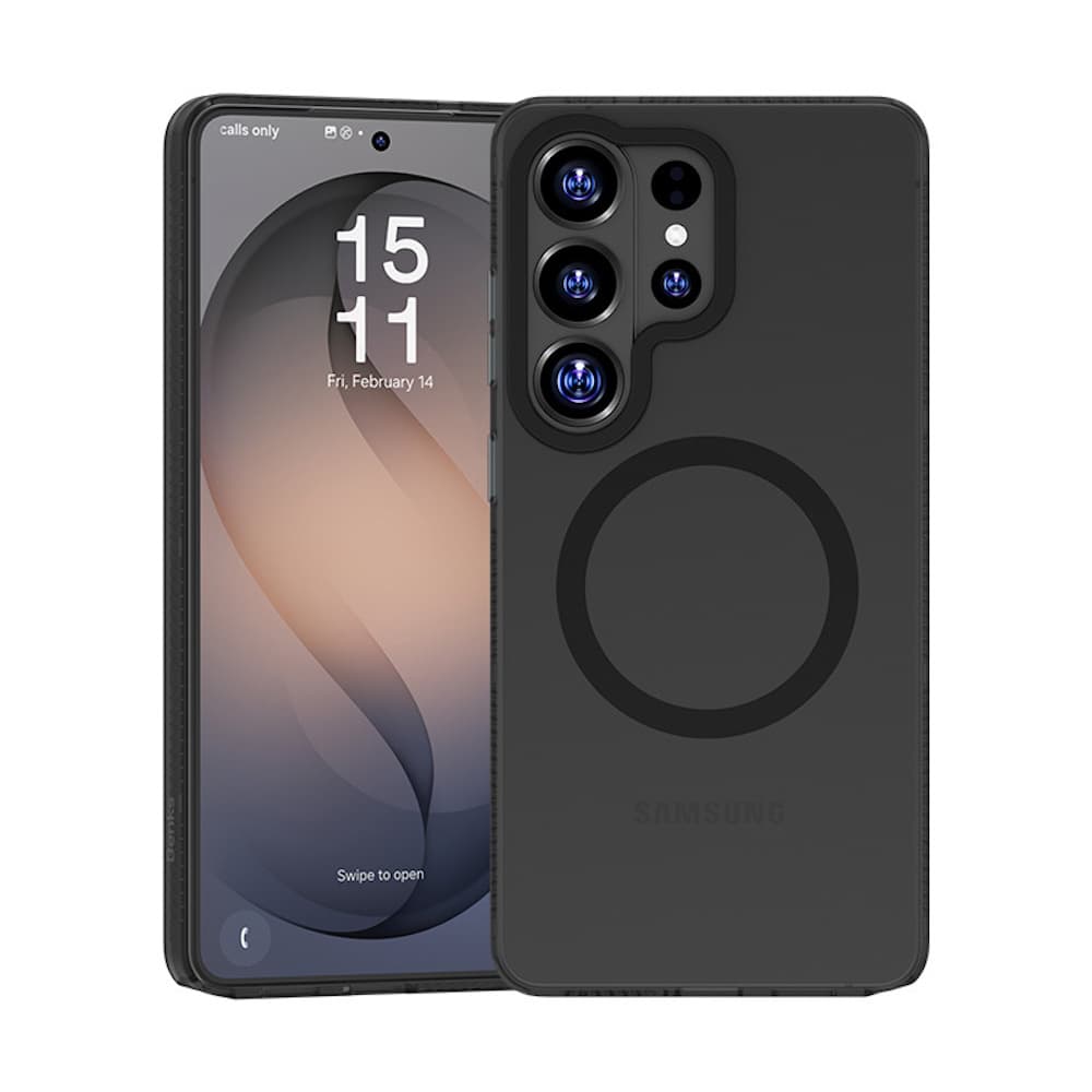 Хибриден удароустойчив кейс с Qi2 за Samsung Galaxy S26 Ultra - Benks Magnetic Lucid Armor Case (черен)