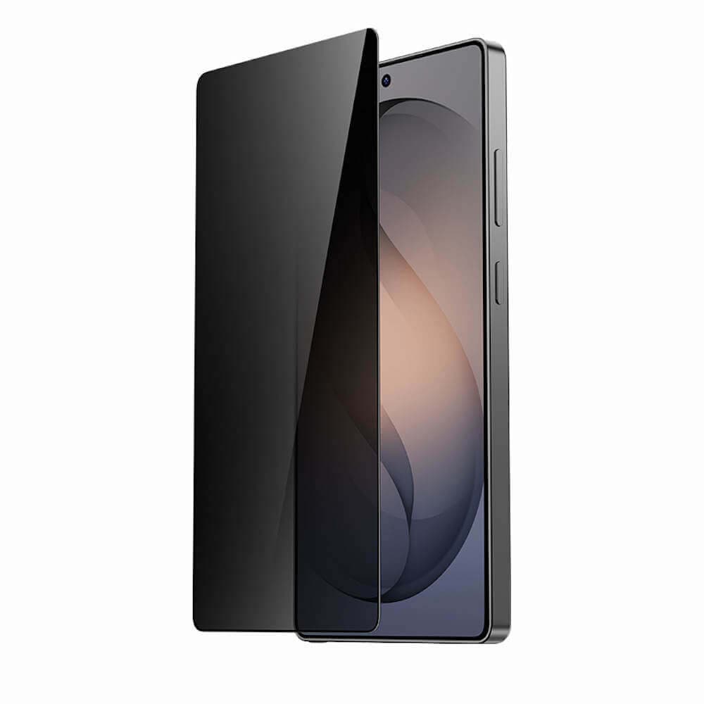 Стъклено защитно покритие с определен ъгъл на виждане за дисплея на Samsung Galaxy S26 Plus - Benks Ultra Shield Privacy Tempered Glass (черен-прозрачен)