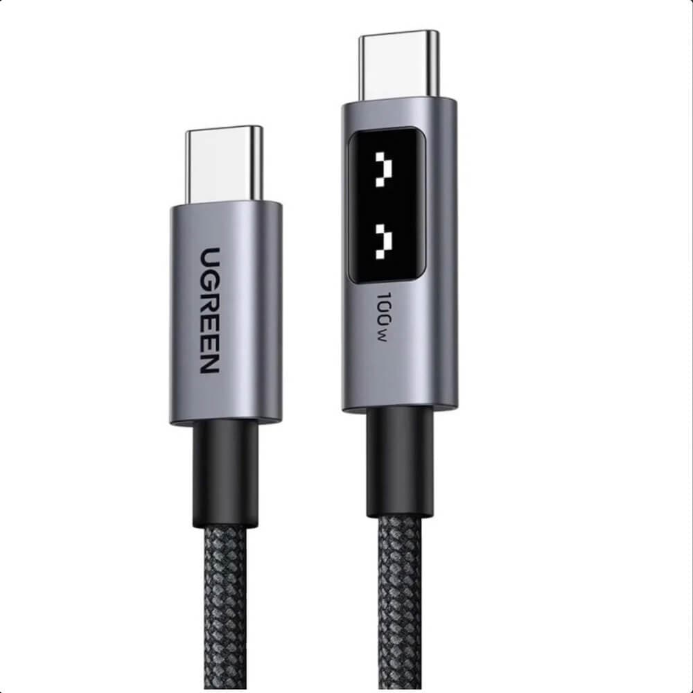 USB-C към USB-C кабел за устройства с USB-C порт - Ugreen UNO USB-C to USB-C PD Fast Charging Cable 100W (100 см) (черен)