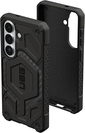 Удароустойчив хибриден кейс с MagSafe за Samsung Galaxy S26 - Urban Armor Gear Monarch Pro Case (черен-карбон)