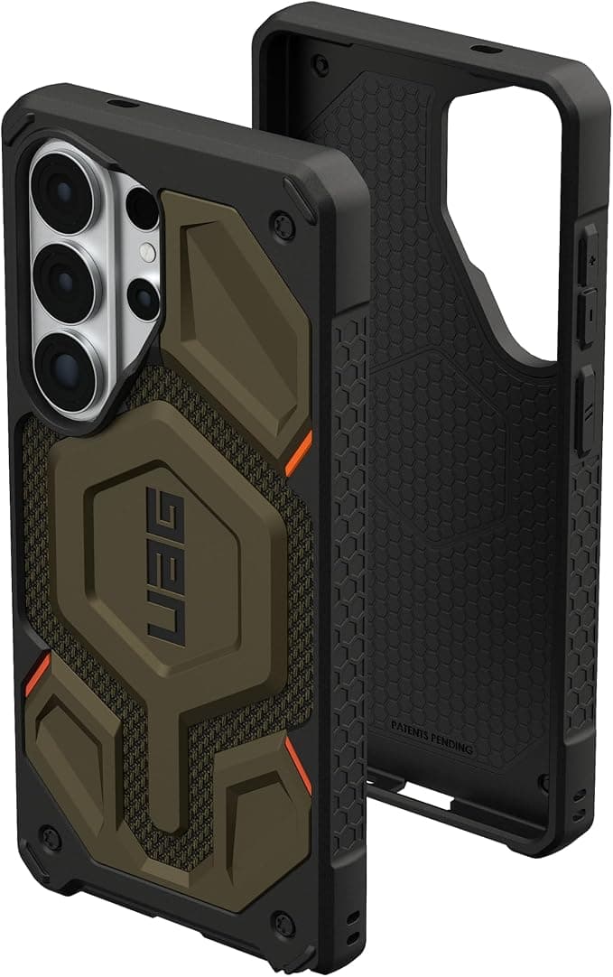 Удароустойчив хибриден кейс с MagSafe за Samsung Galaxy S26 Ultra - UAG Monarch Pro Kevlar Case (зелен)