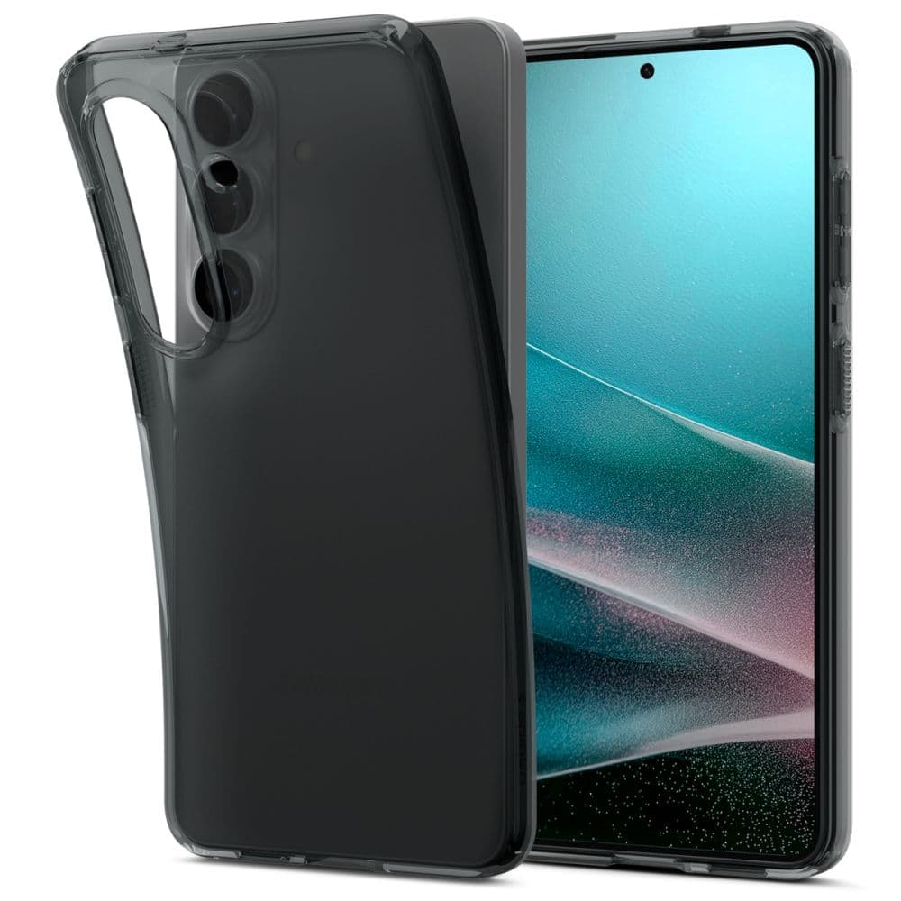 Тънък силиконов (TPU) калъф за Samsung Galaxy S26 Plus - Spigen Liquid Crystal Case (черен)