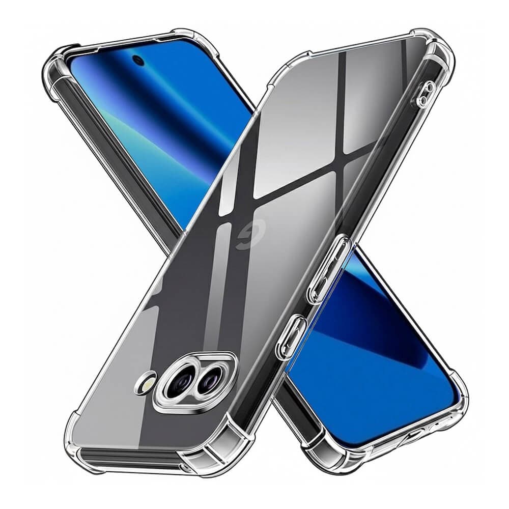 Удароустойчив силиконов (TPU) калъф за Google Pixel 10a - Techsuit Shockproof Clear Silicone Case (прозрачен)