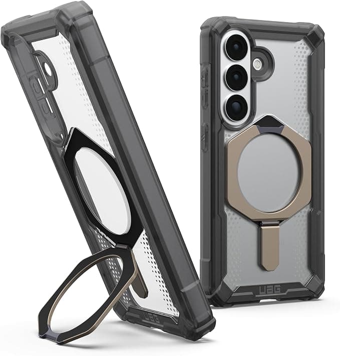 Удароустойчив хибриден кейс с MagSafe за Samsung Galaxy S26 - UAG Plasma XTE MagSafe Case (сив)