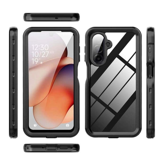 Ударо и водоустойчив кейс за Samsung Galaxy A17 5G, Galaxy A17 4G - ShellBox IP68 Waterproof Case (черен)