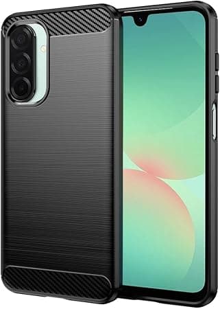 Тънък силиконов (TPU) калъф за Samsung Galaxy A57 5G - Techsuit Carbon Silicone Case (черен)