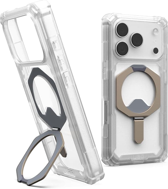 Удароустойчив хибриден кейс с MagSafe за iPhone 17 Pro - UAG Plasma XTE MagSafe Case (прозрачен)