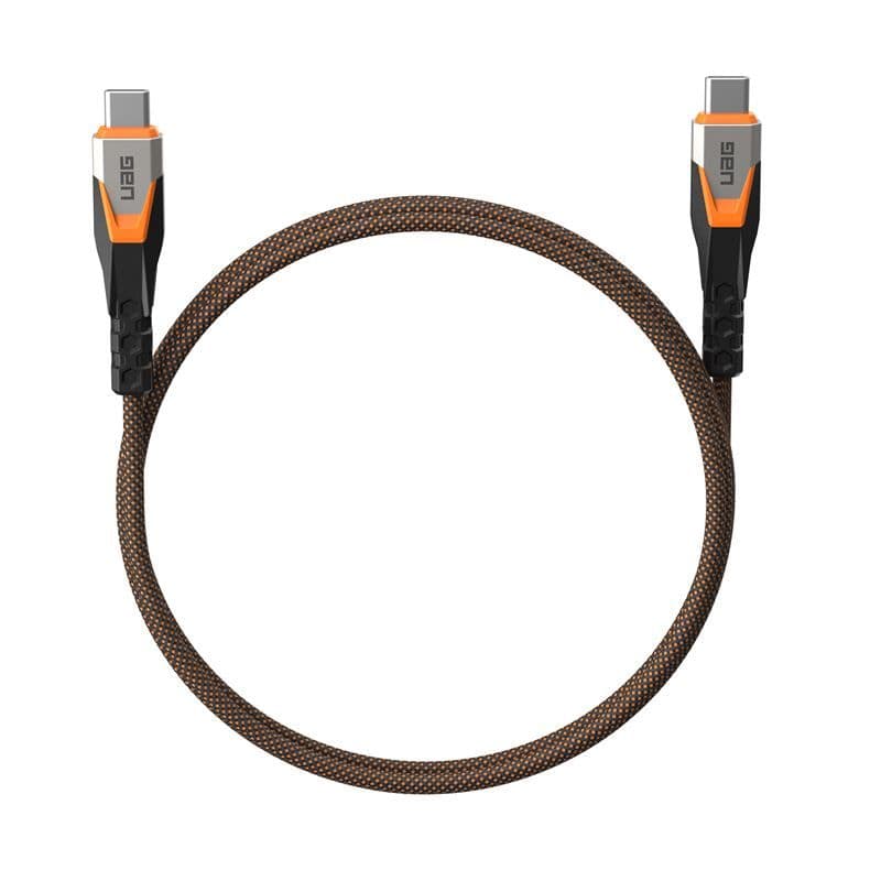Кабел с бързо зареждане за устройства USB-C към USB-C (75 см) - UAG SRGE USB-C 240W (черен)