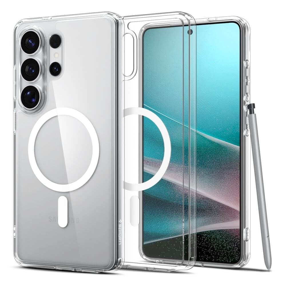 Хибриден кейс с висока степен на защита с MagSafe за Samsung Galaxy S26 Ultra - Spigen Ultra Hybrid MagSafe Case (прозрачен)