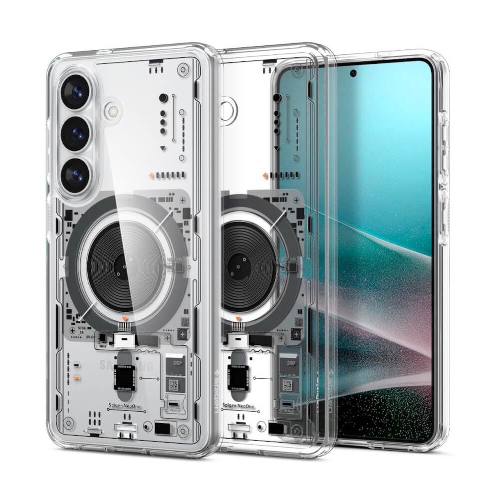 Хибриден кейс с висока степен на защита с MagSafe за Samsung Galaxy S26 - Spigen Ultra Hybrid MagSafe Neo One Case (прозрачен)