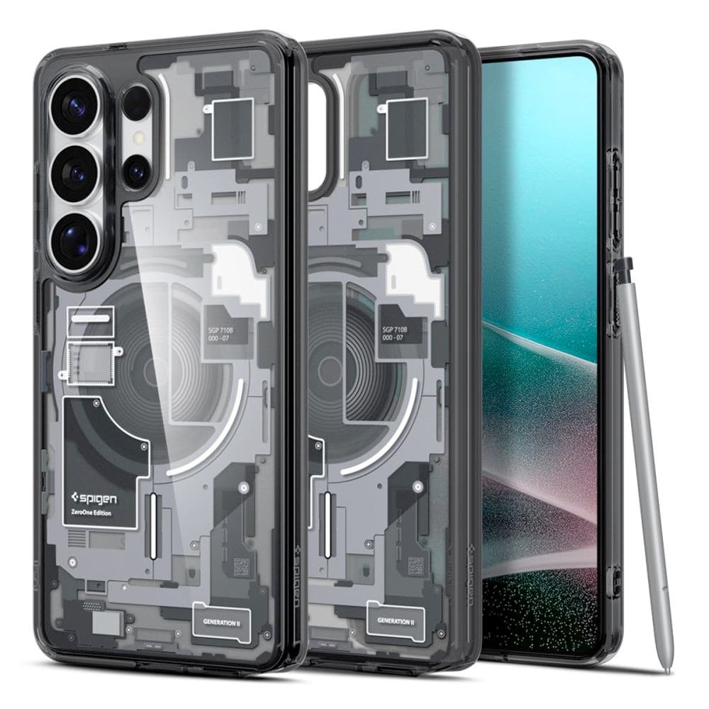 Хибриден кейс с висока степен на защита с MagSafe за Samsung Galaxy S26 Ultra - Spigen Ultra Hybrid MagSafe Zero One Case (черен)