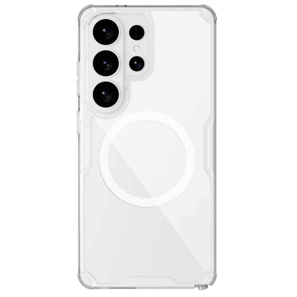 Хибриден удароустойчив кейс с MagSafe за Samsung Galaxy S26 Ultra - Nillkin Nature TPU Pro Magnetic Case (прозрачен)