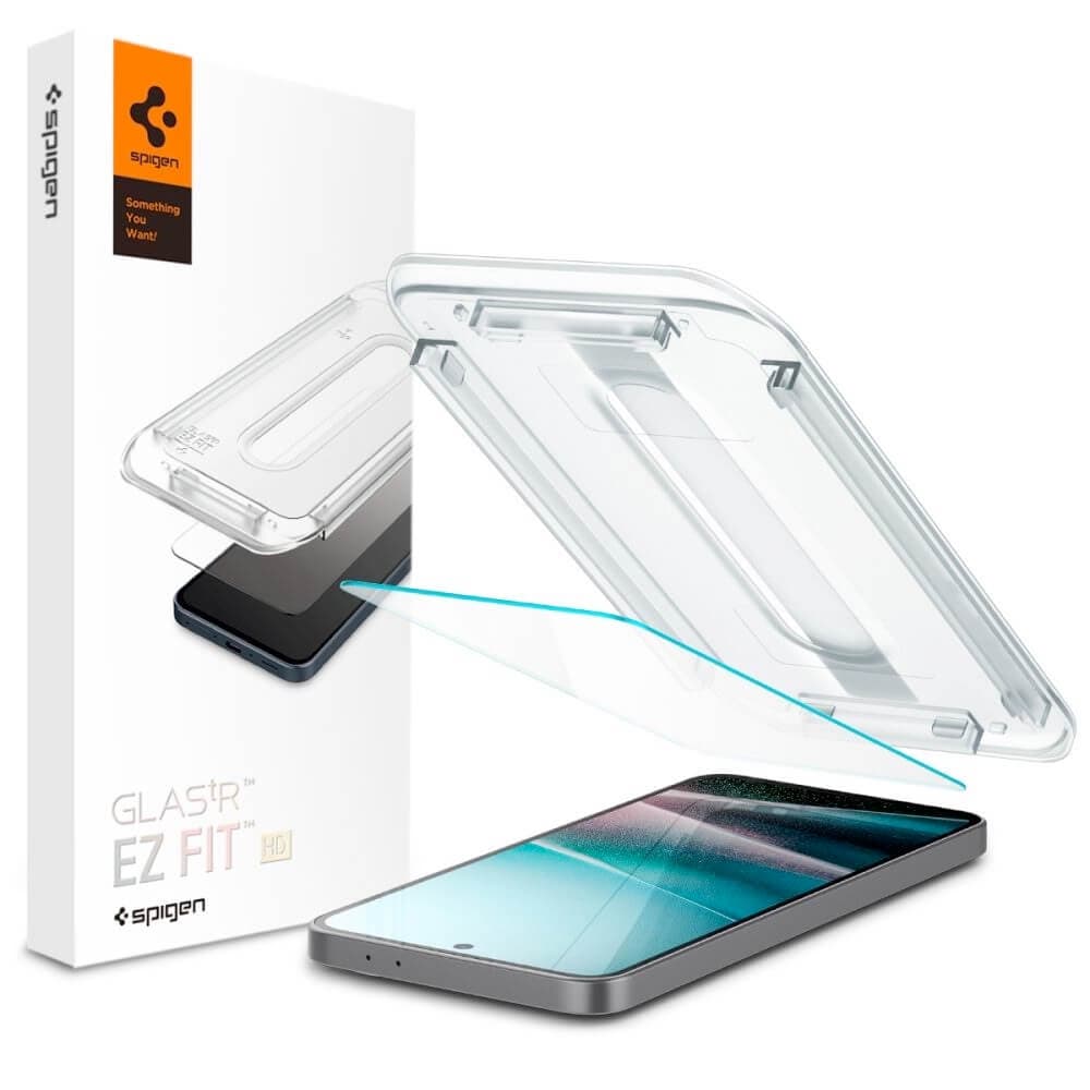 Стъклено защитно покритие за дисплея на Samsung Galaxy A37 5G, Galaxy A36 5G - Spigen Glas.tR EZ Fit Tempered Glass (прозрачен)