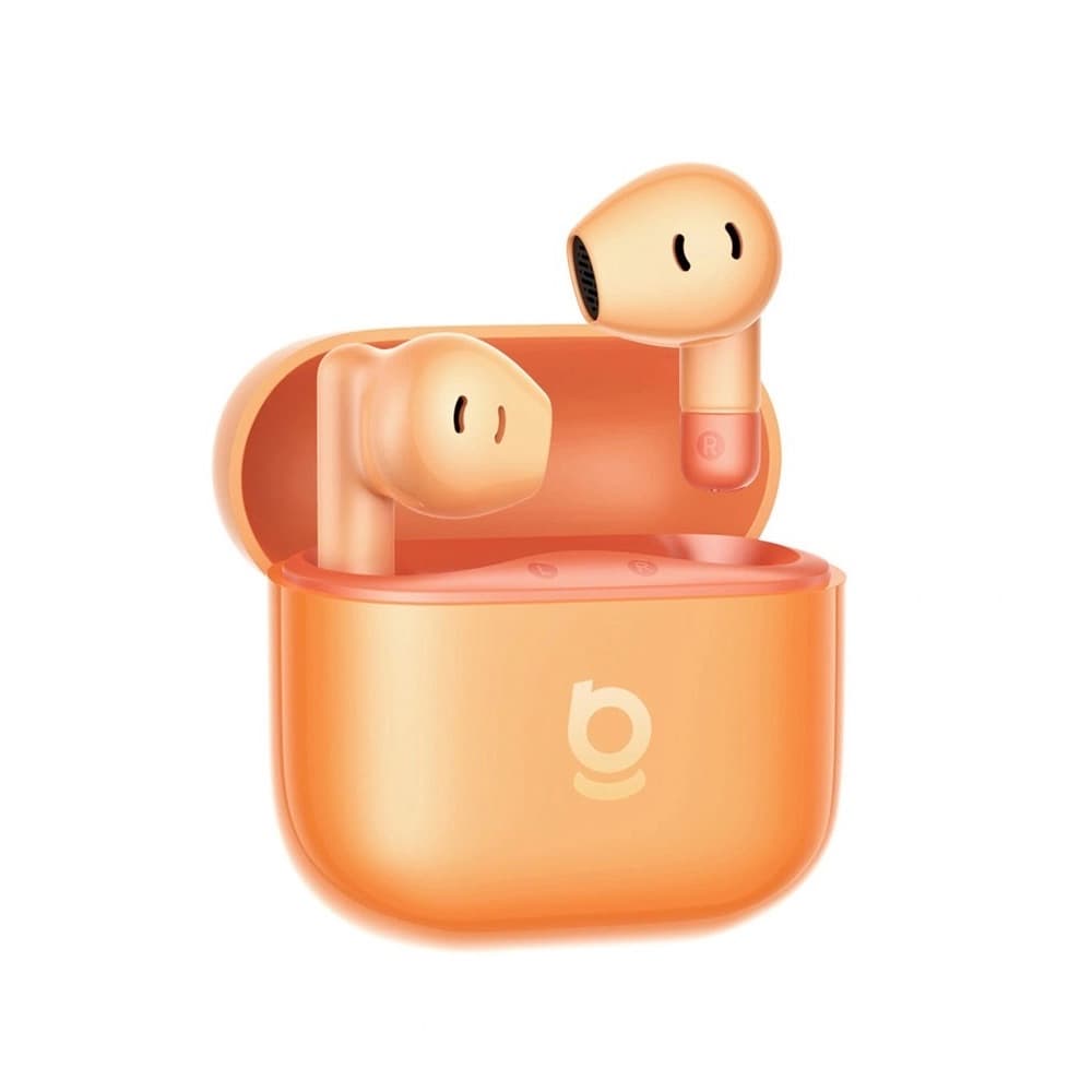 Безжични слушалки със зареждащ кейс - Baseus Bowie Bass BS2 Lite TWS In-Ear Bluetooth Earbuds (A0010A09) (оранжев)