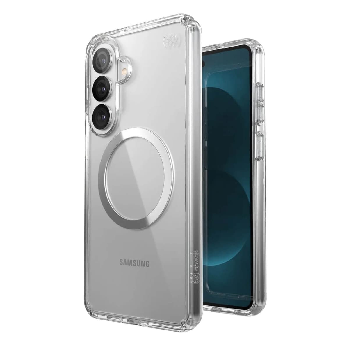 Удароустойчив хибриден кейс с Magsafe за Samsung Galaxy S26 Plus - Speck Presidio Perfect Clear MagSafe Case (прозрачен)