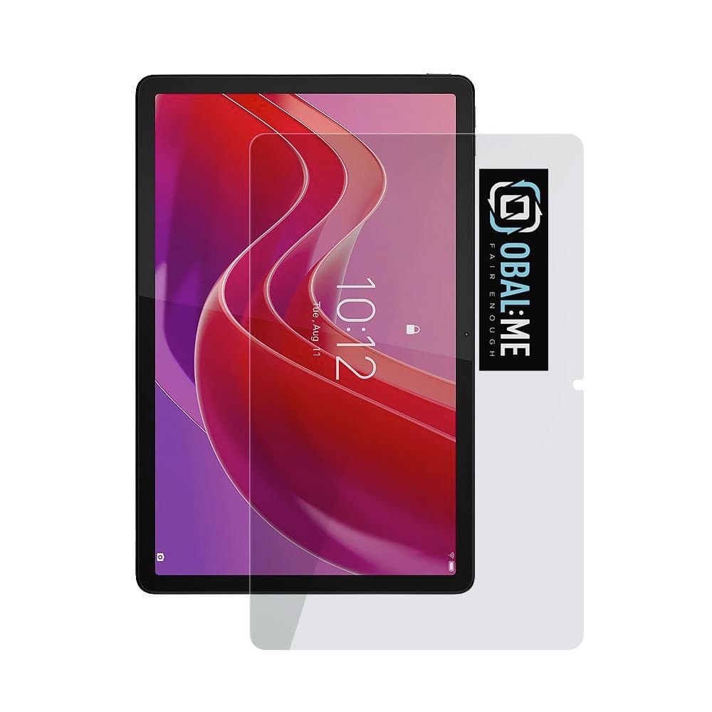Калено стъклено защитно покритие за дисплея на Lenovo Tab M11 - OBALME Tempered Glass Screen Protector 2.5D (прозрачен)