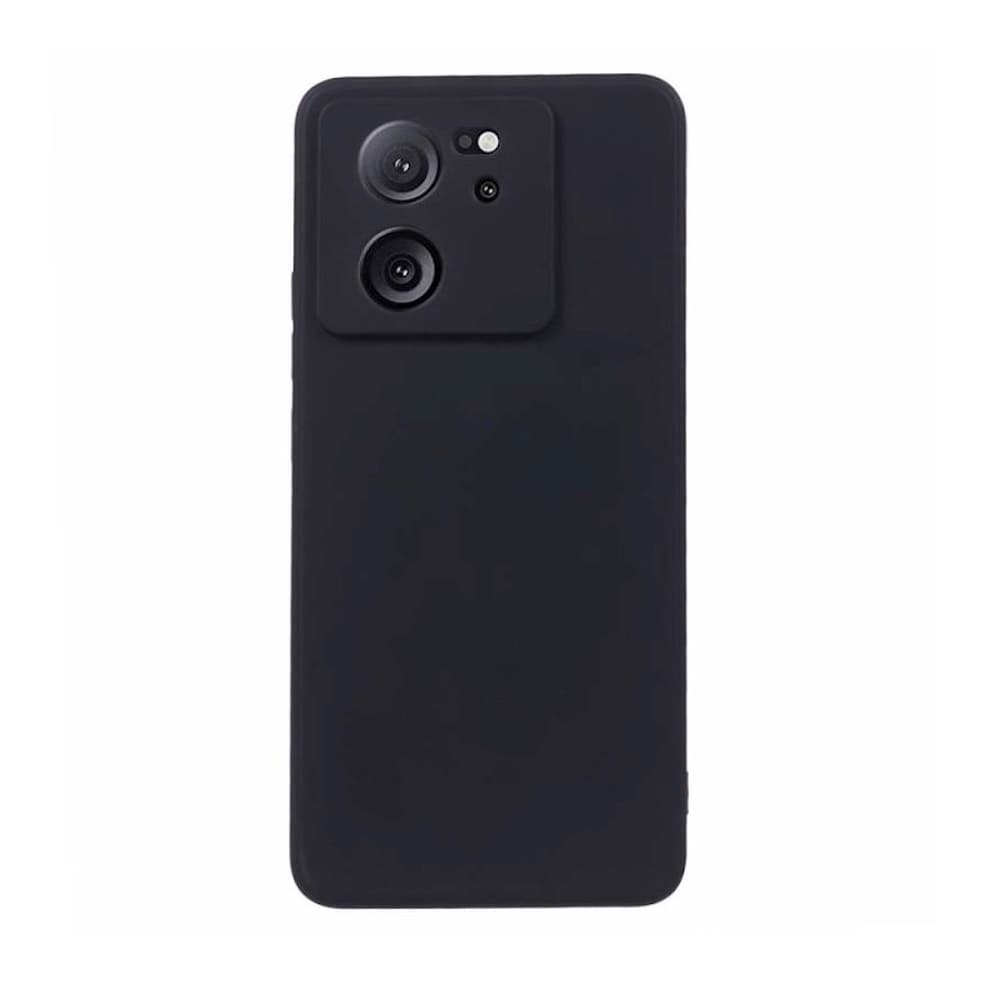 Тънък силиконов (TPU) калъф за Xiaomi 13T, Xiaomi 13T Pro - Soft Touch Silicone Case (черен)
