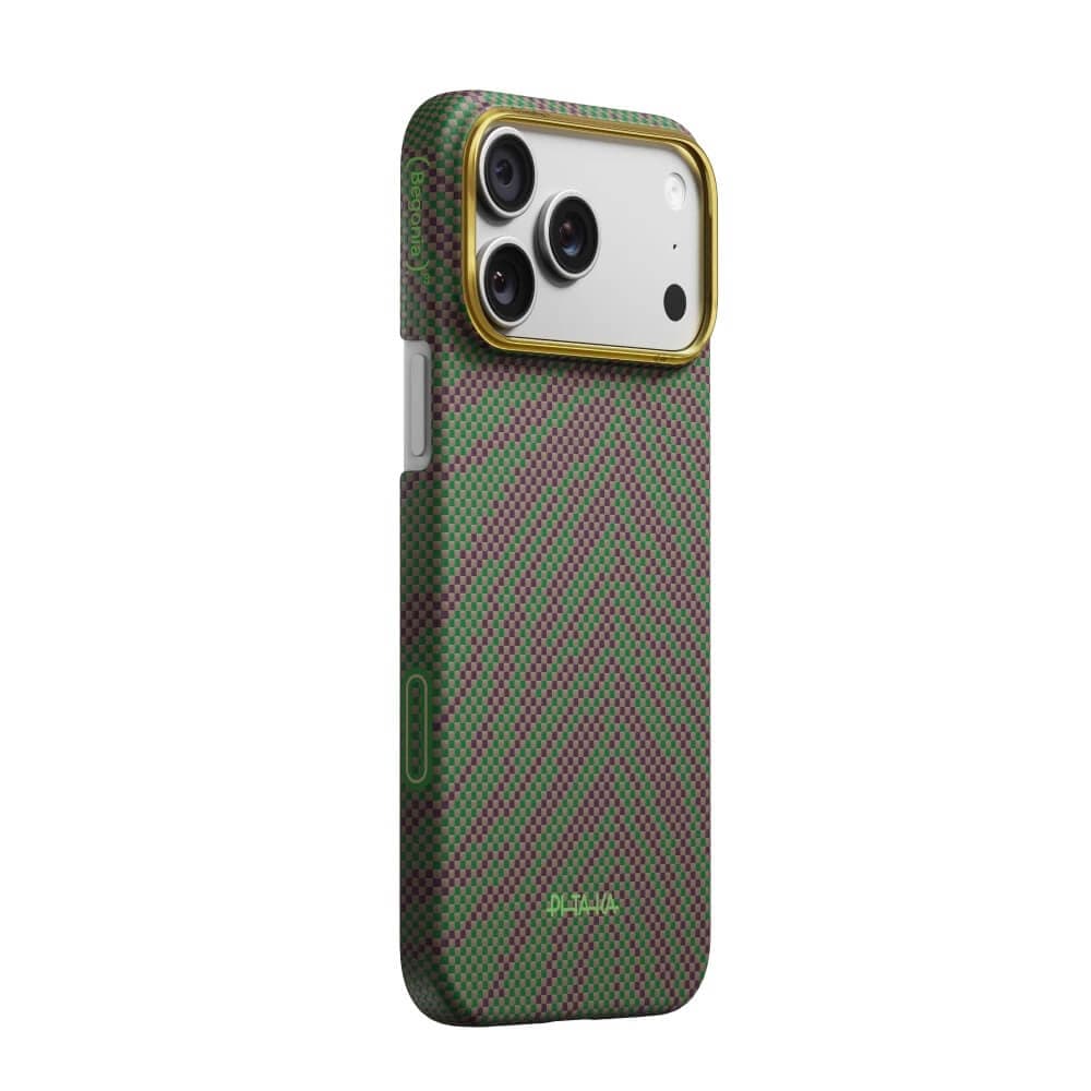 Кевларен кейс с MagSafe за iPhone 17 Pro Max - Pitaka Breath Of Veins Sprout Surge Edge Ultra Slim Aramid Fiber Case Limited Edition