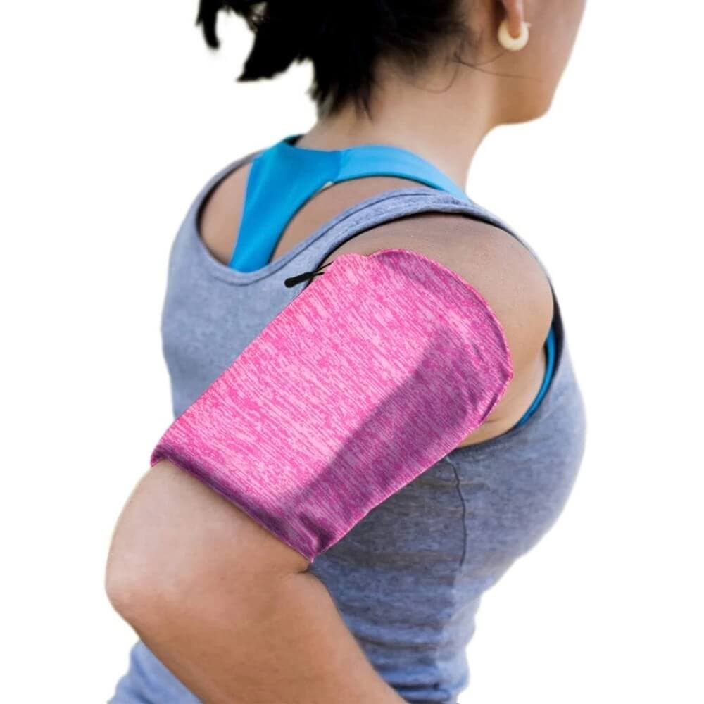 Универсален спортен калъф за ръка - Running Armband Phone Armband XL (розов)