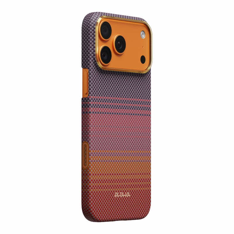 Кевларен кейс с MagSafe за iPhone 17 Pro Max - Pitaka Sunset 2.0 California Dream 02 Edge Ultra Slim Aramid Fiber Case Limited Edition
