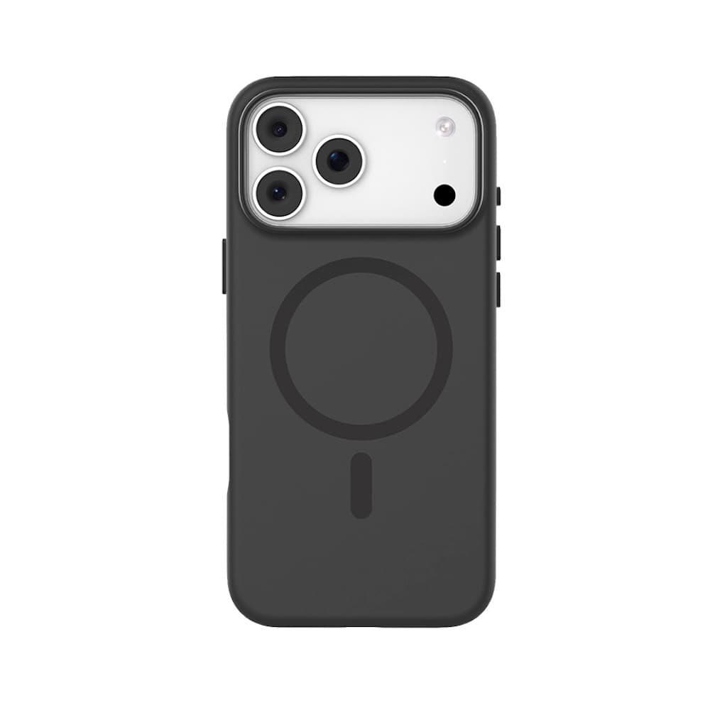 Силиконов (TPU) калъф с MagSafe за iPhone 17 Pro - Mutural Pure Soft Silicone MagSafe Case (черен)